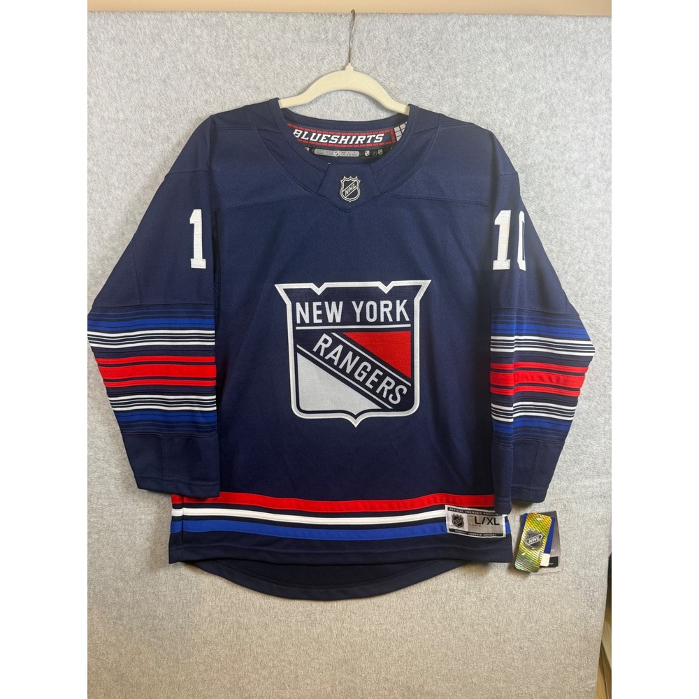 Kids NHL New York Rangers Artemi Panarin 10 Jersey Navy Blue L/XL